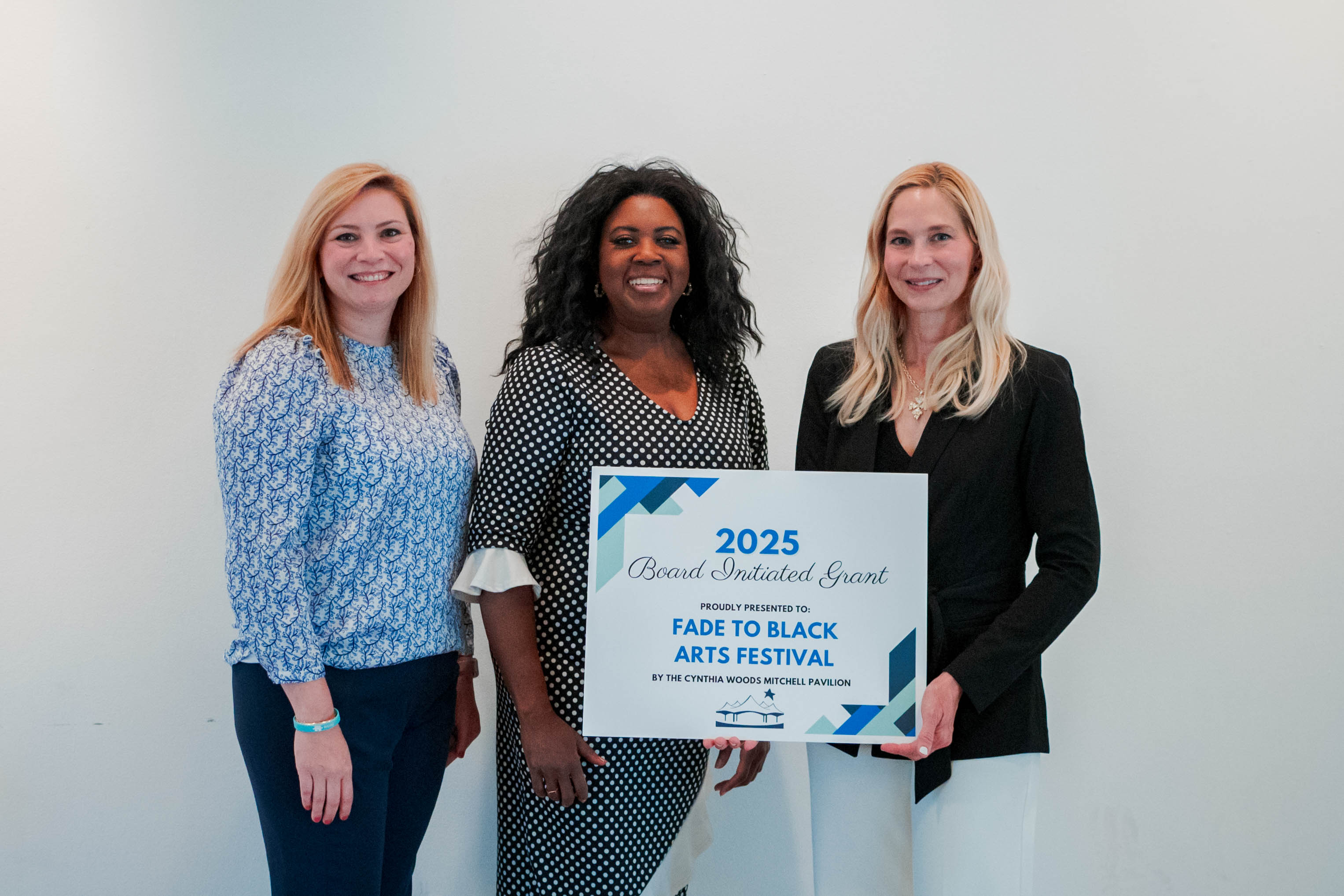 Grant recipient with two CWMP Staff Members