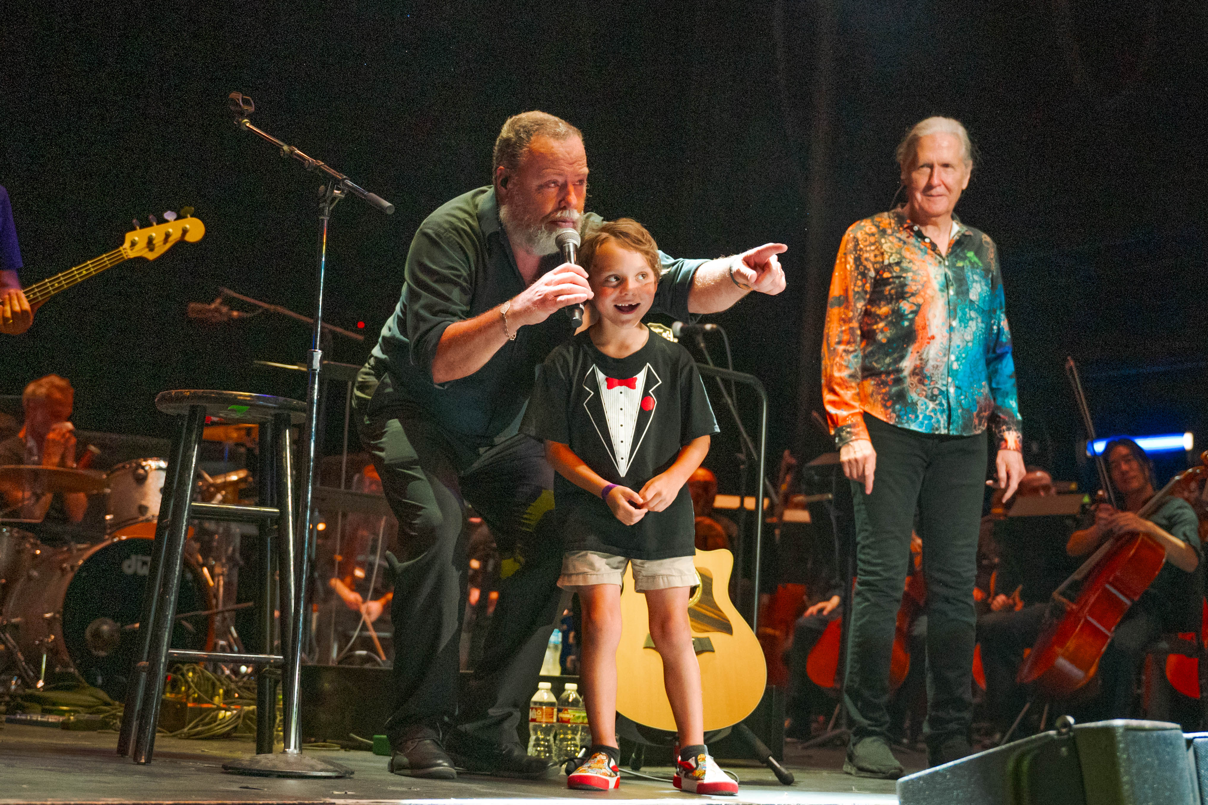 Mini Maestro conducting the orchestra