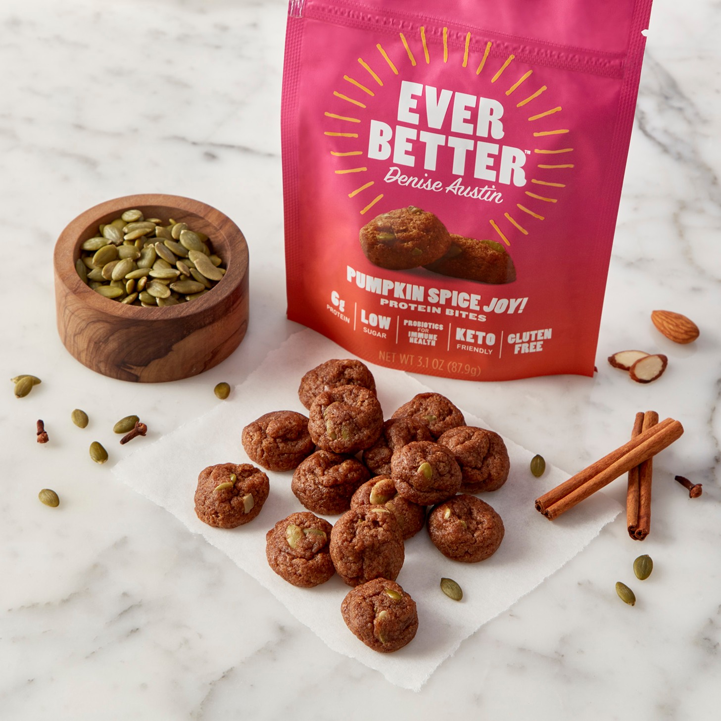 EVER BETTER™ Pumpkin Spice Joy! Protein Bites
