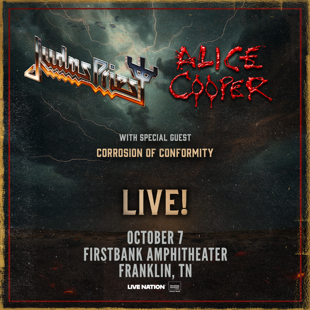 Judas Priest & Alice Cooper with special guest Corrosion of