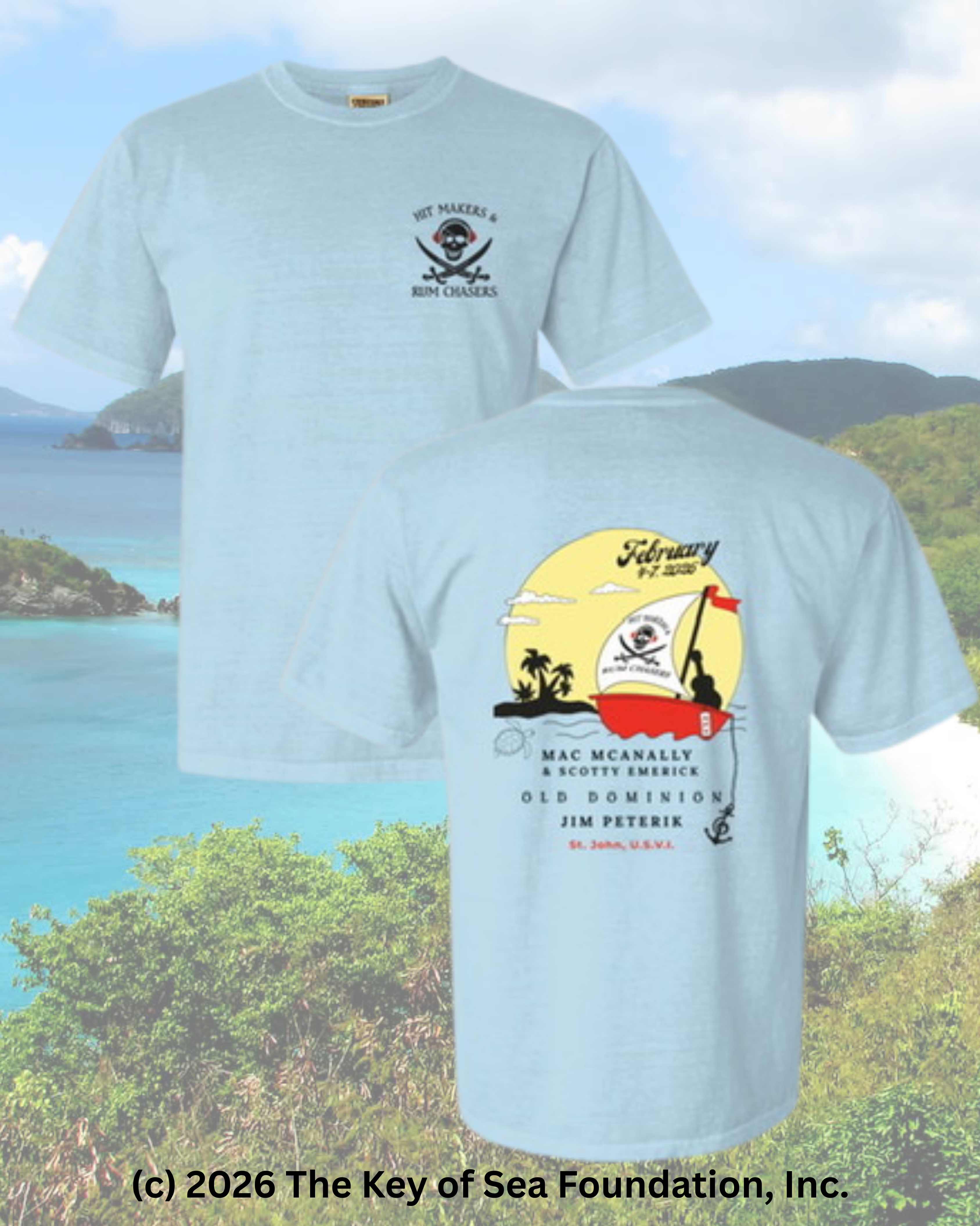 The Limited Edition Blue shirt for 2026 Hit Makers and Rum Chasers