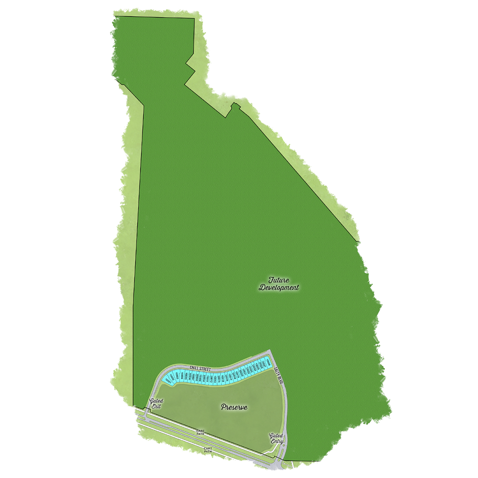Latitude Margaritaville Watersound site plan for the Phase 10 Homesite Release: Villas. 