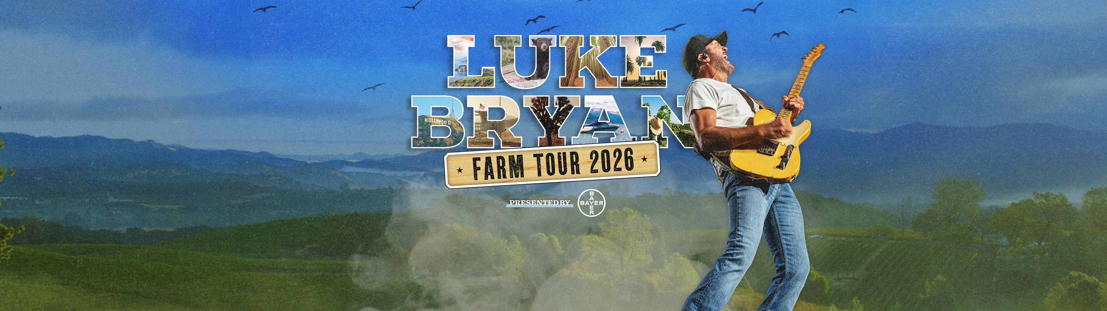Luke Bryan Farm Tour 2026 Presented by Bayer