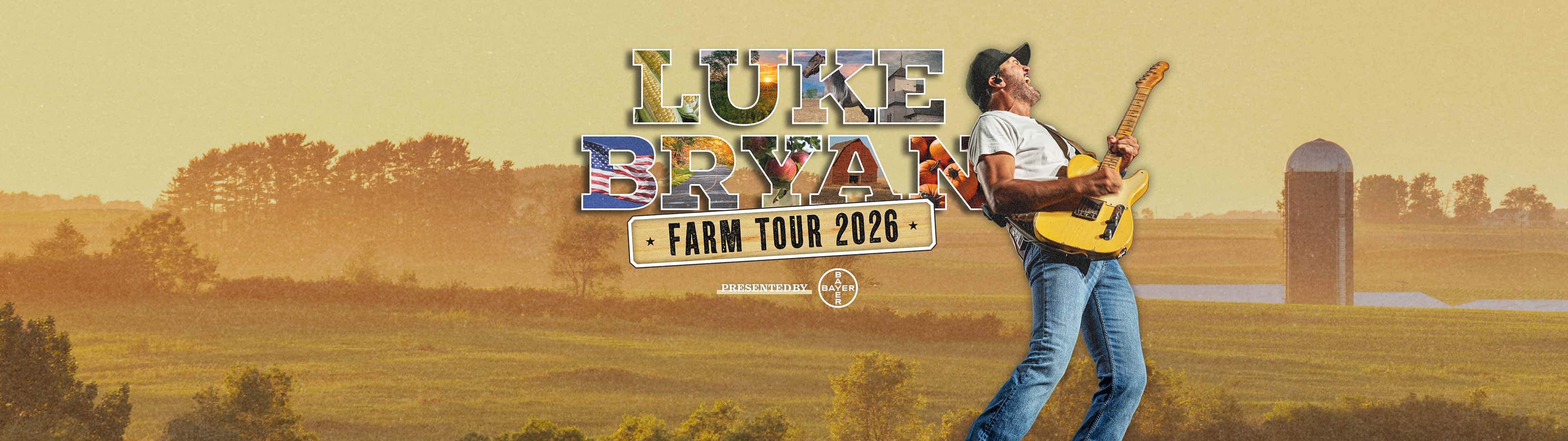Luke Bryan Farm Tour 2026 Presented by Bayer