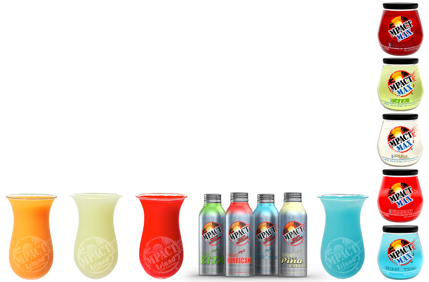 image of the MPACT Beverage drinks and cocktails