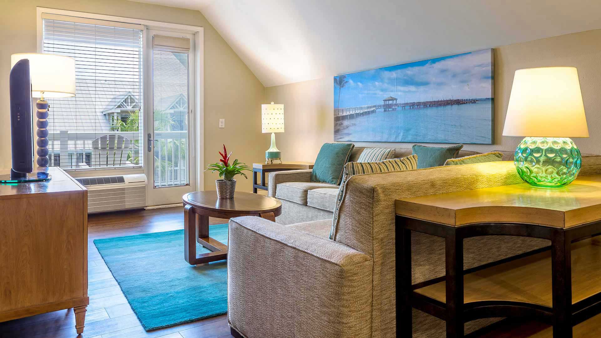 Living room with sofa armchair