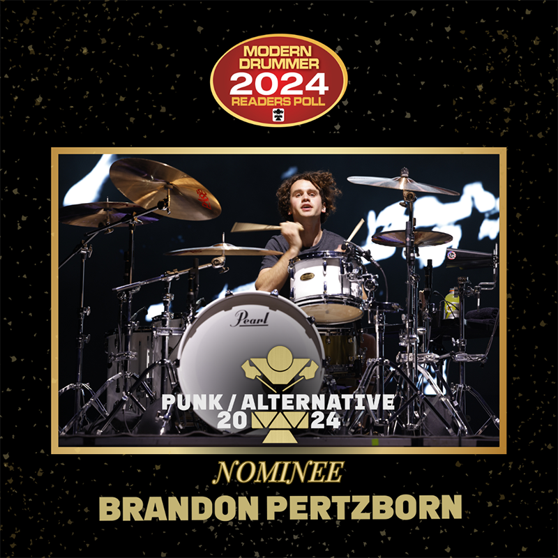 Brandon Nominated for Best Punk/Alternative Drummer