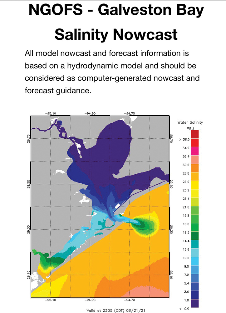 Looking at the OFS model before going trout fishing can save you a lot of time and gas money. Assessing Thirteen Years of Trout Stack-Ups in Galveston Bay