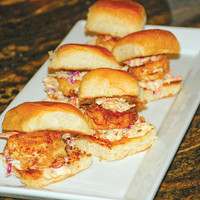 Shrimp Po-Boy Sliders with Remoulade Slaw