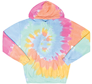 Dyenomite Unisex Tie-Dye Fleece Hoodie