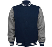 Just Hoods Unisex Letterman Varsity Jacket