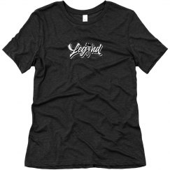 Soft Triblend Tee With Logo
