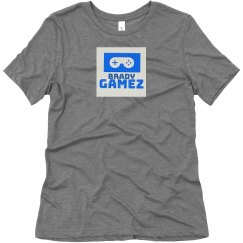 Soft Triblend Tee With Logo