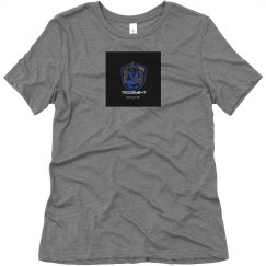 Soft Triblend Tee With Logo