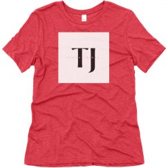 Soft Triblend Tee With Logo