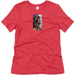 Soft Triblend Tee With Logo