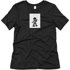 Soft Triblend Tee With Logo