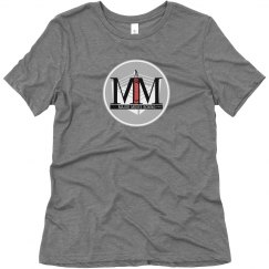 Soft Triblend Tee With Logo