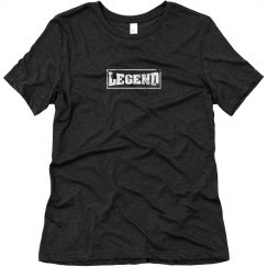 Soft Triblend Tee With Logo