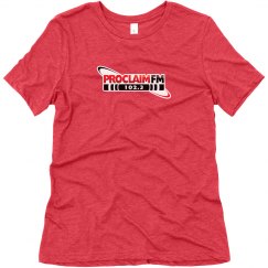 Soft Triblend Tee With Logo