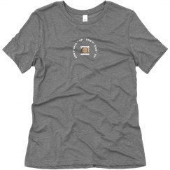 Soft Triblend Tee With Logo