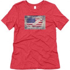 Soft Triblend Tee With Logo