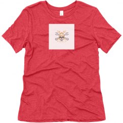 Soft Triblend Tee With Logo