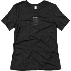 Soft Triblend Tee With Logo