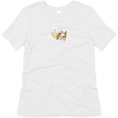 Soft Triblend Tee With Logo