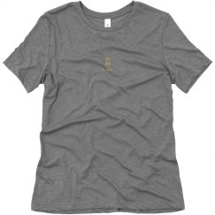 Soft Triblend Tee With Logo
