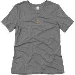 Soft Triblend Tee With Logo