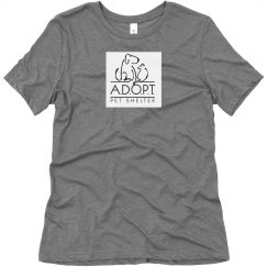Soft Triblend Tee With Logo