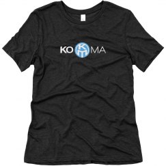 Soft Triblend Tee With Logo