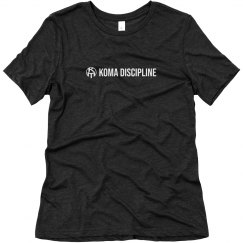 Soft Triblend Tee With Logo