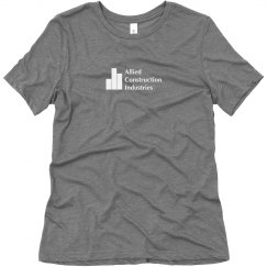 Soft Triblend Tee With Logo