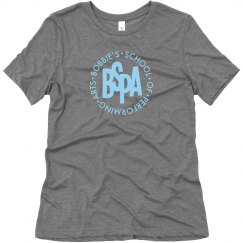 Soft Triblend Tee With Logo