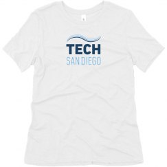 Soft Triblend Tee With Logo