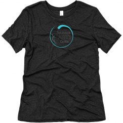 Soft Triblend Tee With Logo