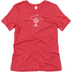 Soft Triblend Tee With Logo