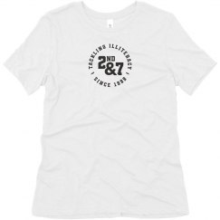 Soft Triblend Tee With Logo