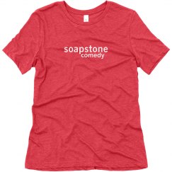 Soft Triblend Tee With Logo