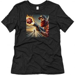 Soft Triblend Tee With Logo