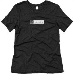 Soft Triblend Tee With Logo