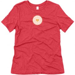 Soft Triblend Tee With Logo