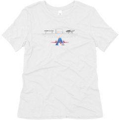 Soft Triblend Tee With Logo