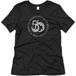 Soft Triblend Tee With Logo