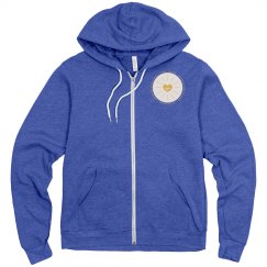 Unisex Fleece Full Zip Midweight Hoodie