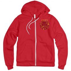 Unisex Fleece Full Zip Midweight Hoodie