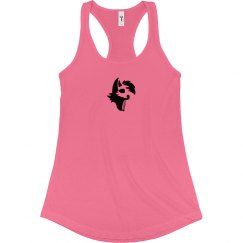 Fitted Racerback Logo Tank