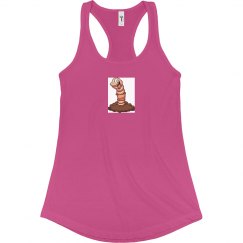 Fitted Racerback Logo Tank